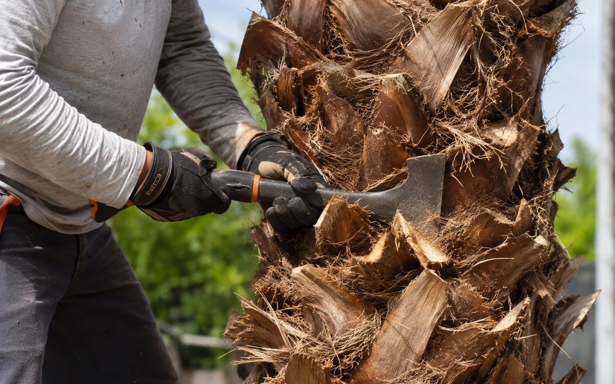 Palm tree removal contractor